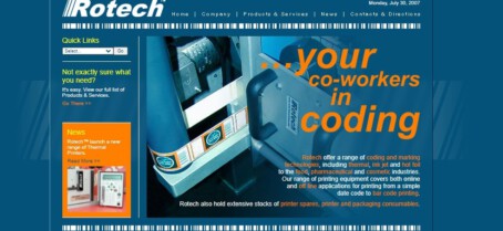 Rotech old website