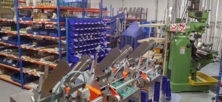 Rotech factory with RF Lites lined up