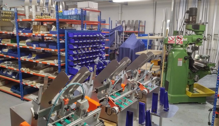 Rotech factory with RF Lites lined up