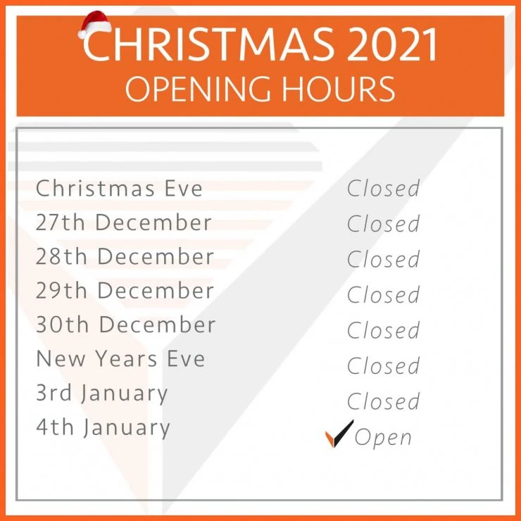 Rotech Machines Christmas opening hours 2021