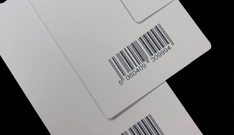 blister card barcode sample printed with thermal inkjet printer