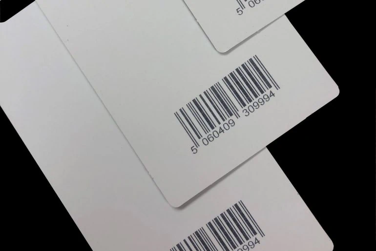 blister card barcode sample printed with thermal inkjet printer