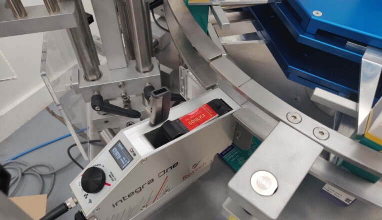 Thermal inkjet on rotary cartoner