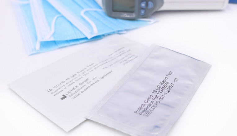 Stick sachets for covid tests printed with thermal inkjet