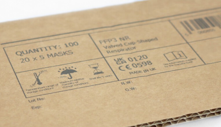 Medical outer case printed using large area printer