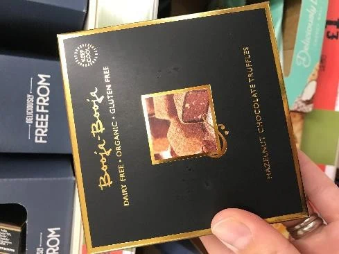 Booja Booja chocolate carton sample