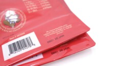 Pet treat pouches with best before date printed using thermal inkjet technology