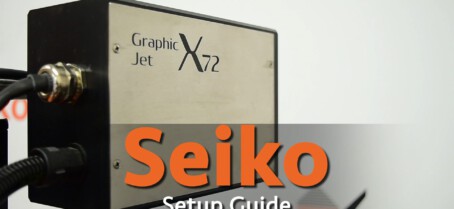 Seiko X72 large area printer setup guide