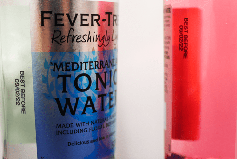 Boding glass bottles can be done with thermal inkjet technology.