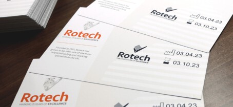 Promotional cards printed with the Integra Razr