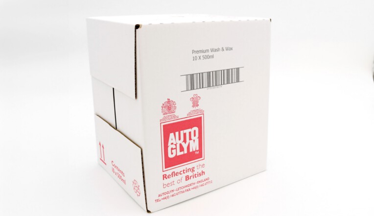 Barcode printed on automotive outer case