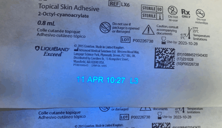 anticounterfeit on Tyvek using thermal inkjet uv